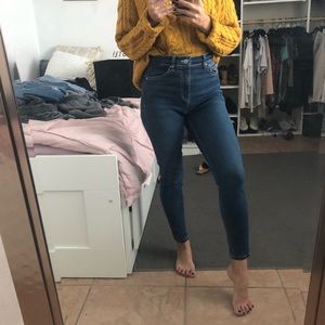 Topshop Jaime Moto Ankle Jeans